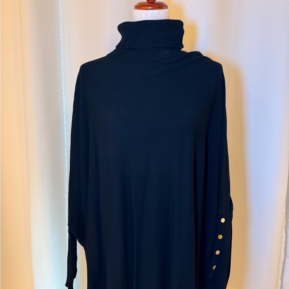 Alfani Black Cowl Neck Sweater